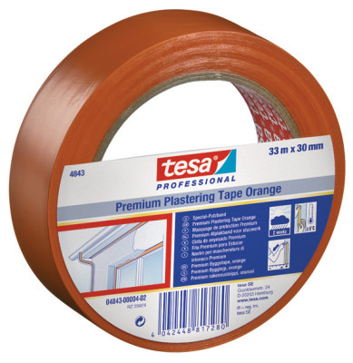 Tesa® 4843 Adhésif de plâtrage orange de grande qualité